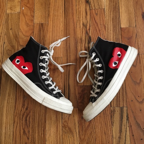 commes des garcons converse sneakers